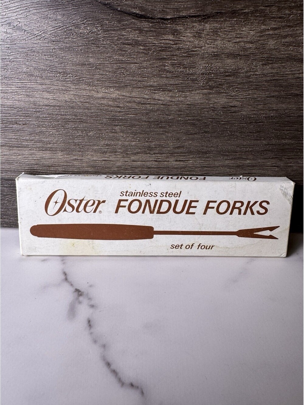 VINTAGE Oster Fondue Forks Set Of 4 Original Box-NOS-Japan